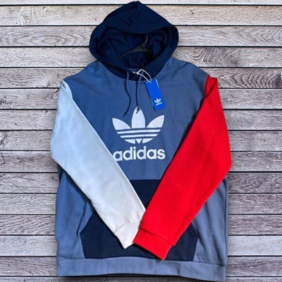 adidas Other - XL Adidas original Men's Multicolor Hoodie Pullover sweatshirt new with tags